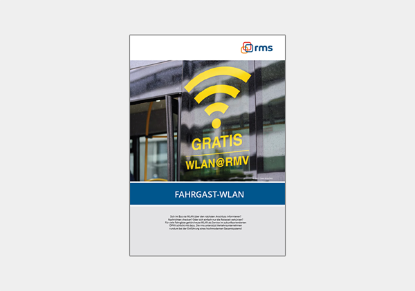 Broschüre Fahrgast-WLAN